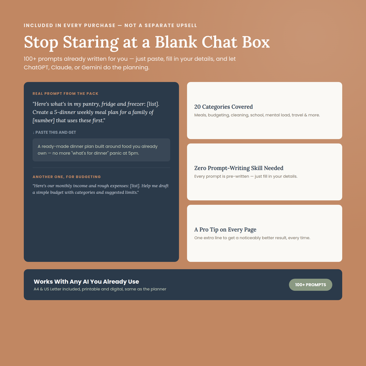 Clever Routine Complete Family Planner Bundle + AI Prompt Pack